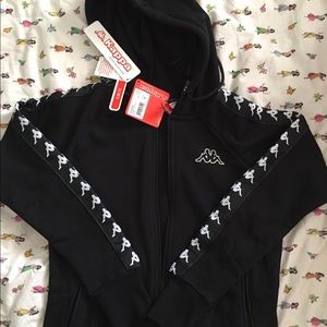 🎶SOLD🎶 NWT Kappa hooded zip up sweatshirt
